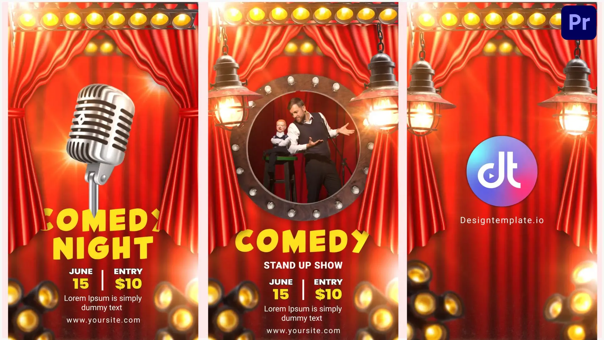 Stand-up Comedy Event Flyer Instagram Story